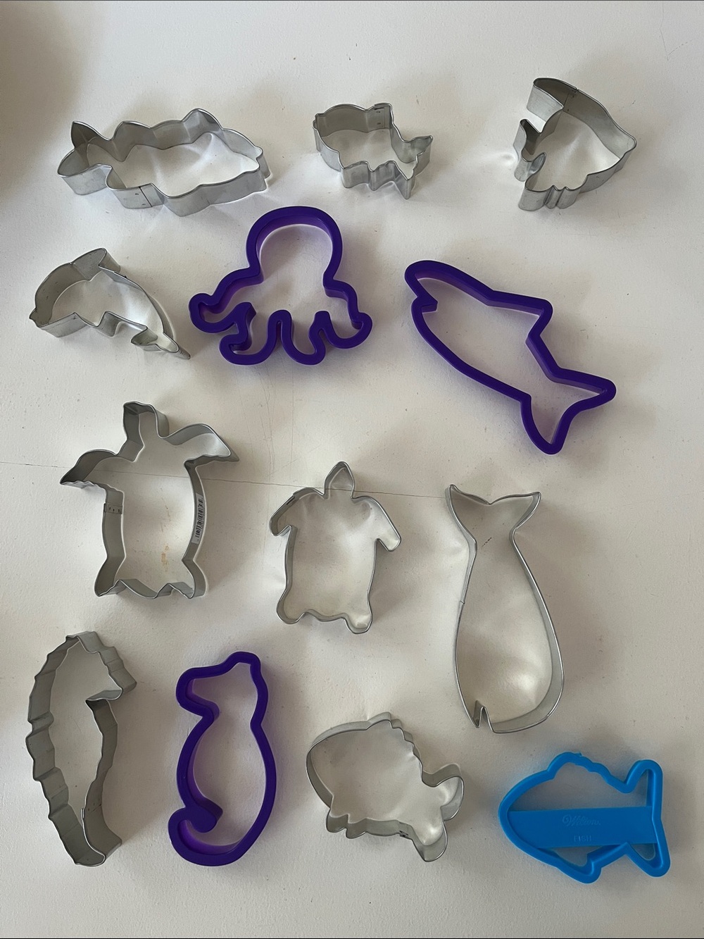 Sea Animals Cookie Cutters, Set of 13